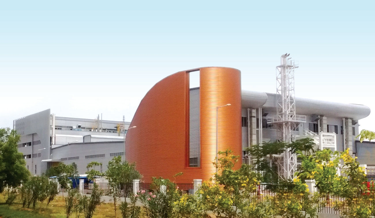 The BASF manufacturing unit in Chennai utilised ZINCALUME® steel and COLORBOND® steel.