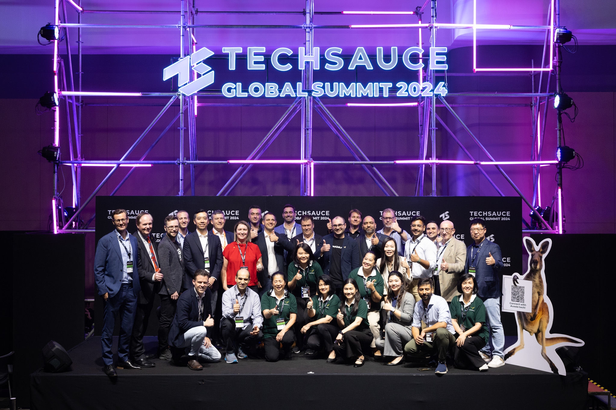 Mission delegates at the Techsauce Global Summit conference.