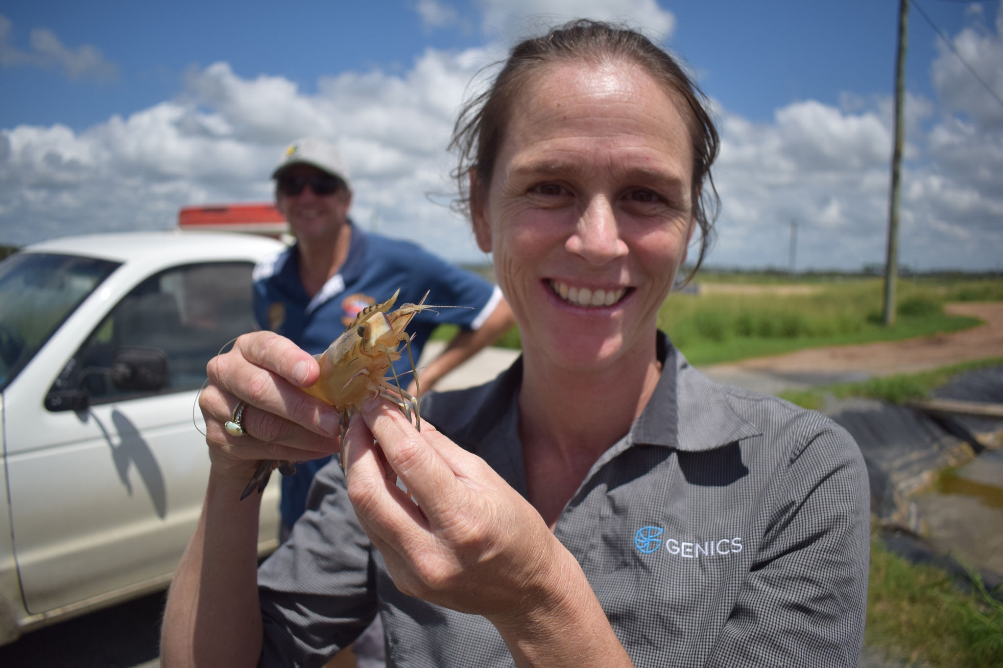 Dr Melony Sellars was a member of the CSIRO research team that developed the prawn pathogen detection system.